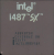 Сопроцессор 487 Intel A80487SX SZ494 A4, USA, керамика "!"